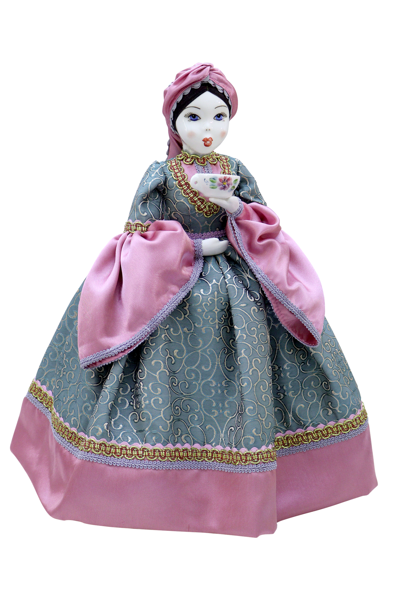Кукла - грелка на чайник, арт. 001-5