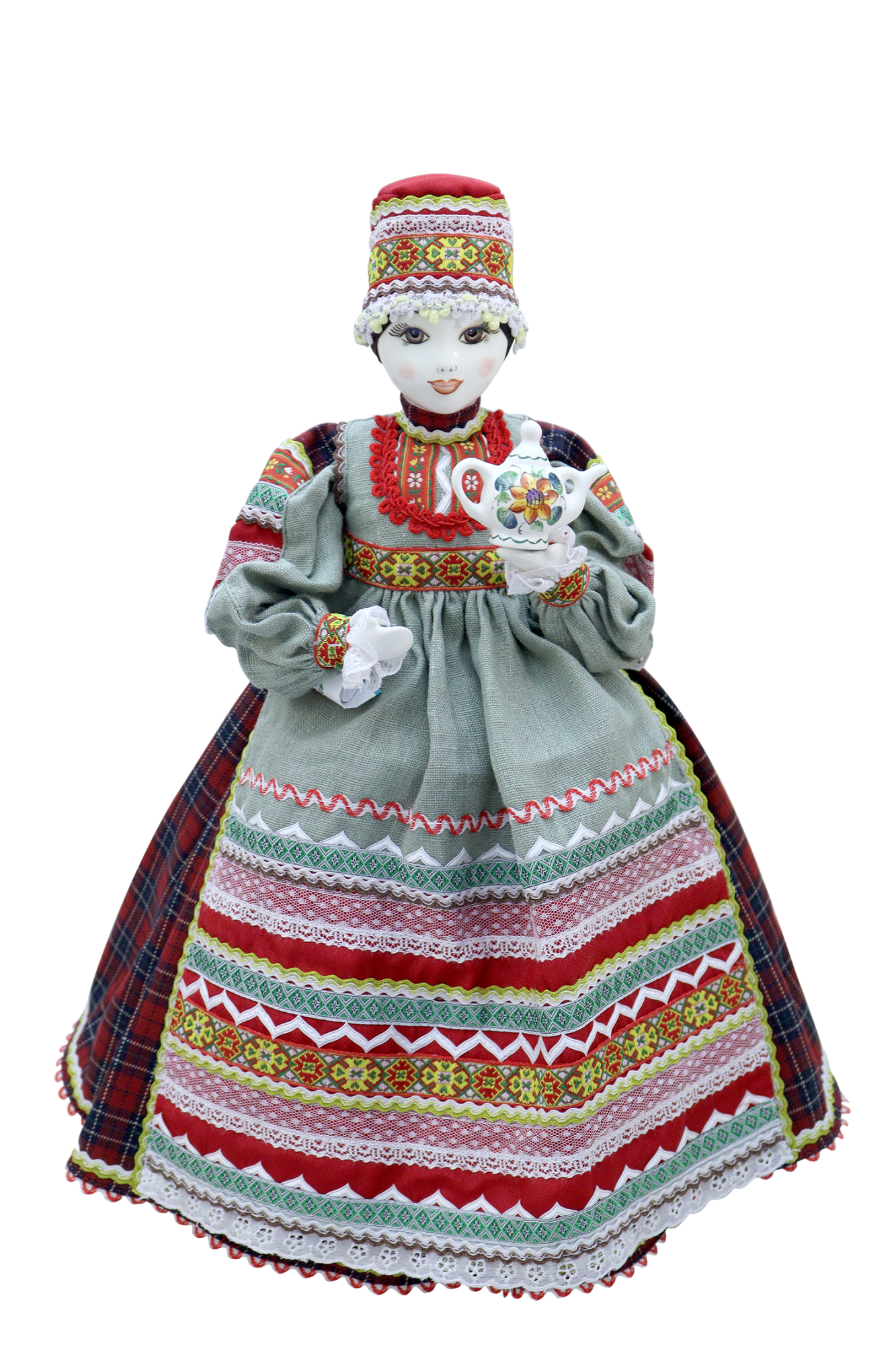 Кукла грелка на чайник - подарок хозяйке дома