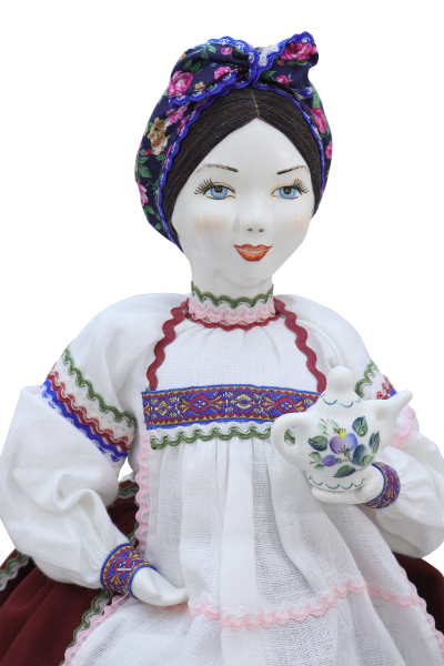 Пелагея 4.4 сувенирная кукла-грелка