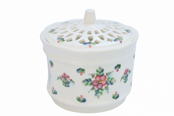 Шкатулка Анютины глазки (вариация росписи)