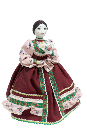 Сувенирная кукла-грелка на чайник Ксюша