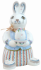 Зайка моя (заяц) пасхальная скульптурка