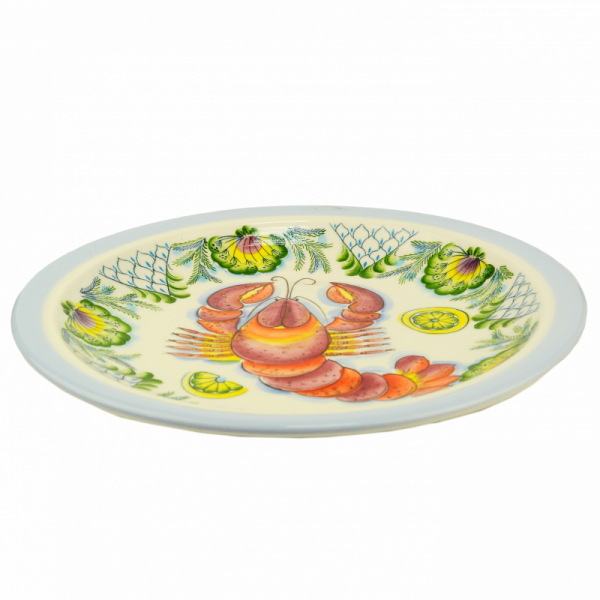 Настенное блюдо Край Донской (вариация росписи Раки)