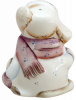 Елочная игрушка Снеговик на лыжах
